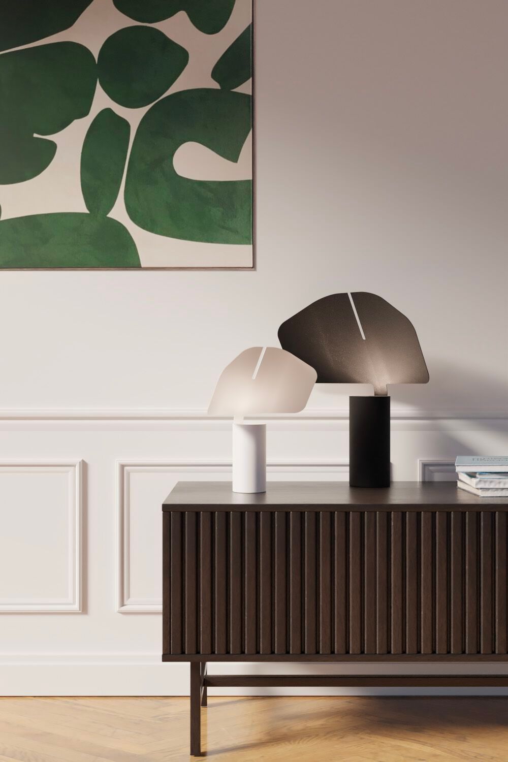 Металлическая настольная лампа с диммером Marzais Créations LEAF ARCH-00073854 - Вид №9