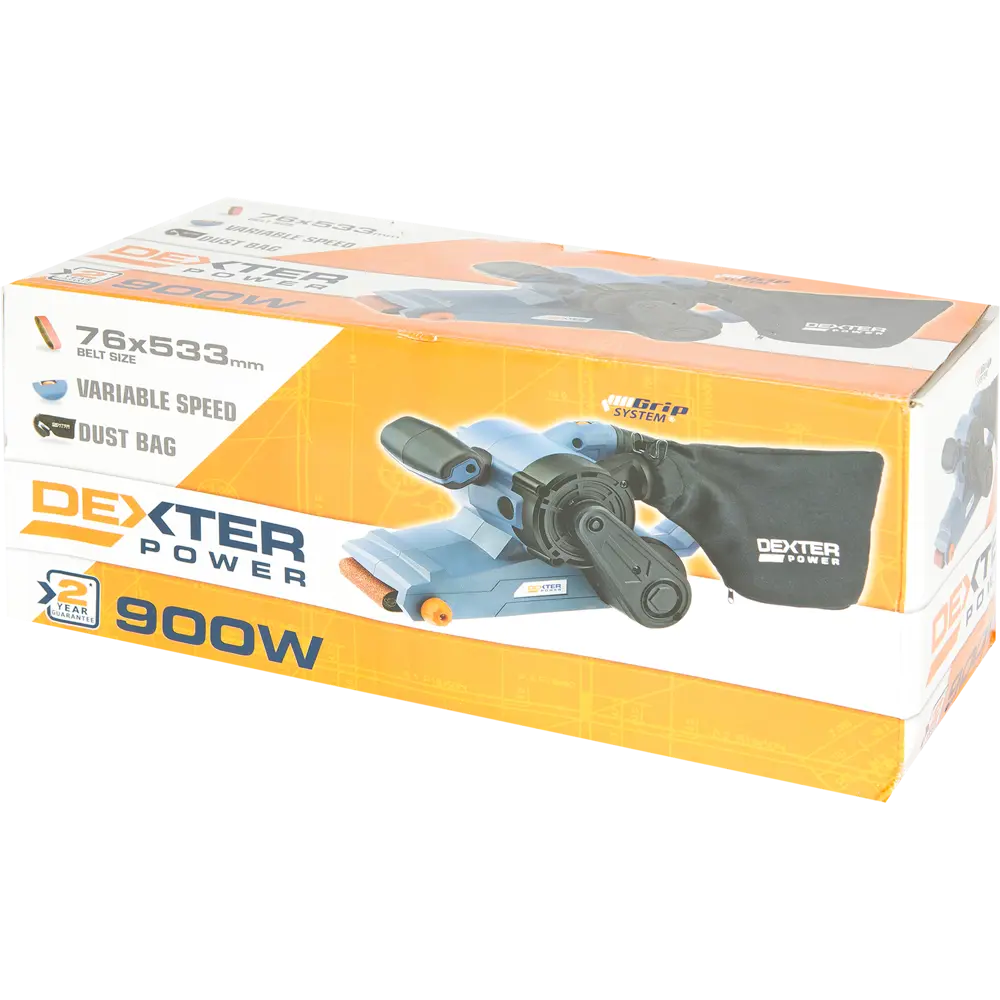 Ленточная шлифмашина Dexter Power NC900BS.1, 900 Вт STLM-2140013 - Вид №5