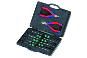 14977473 Набор инструментов для электроники KN-002018 Knipex