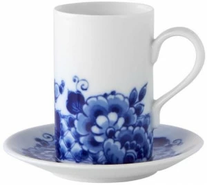 Vista Alegre Фарфоровая кофейная чашка с блюдцем Blue ming 21124793