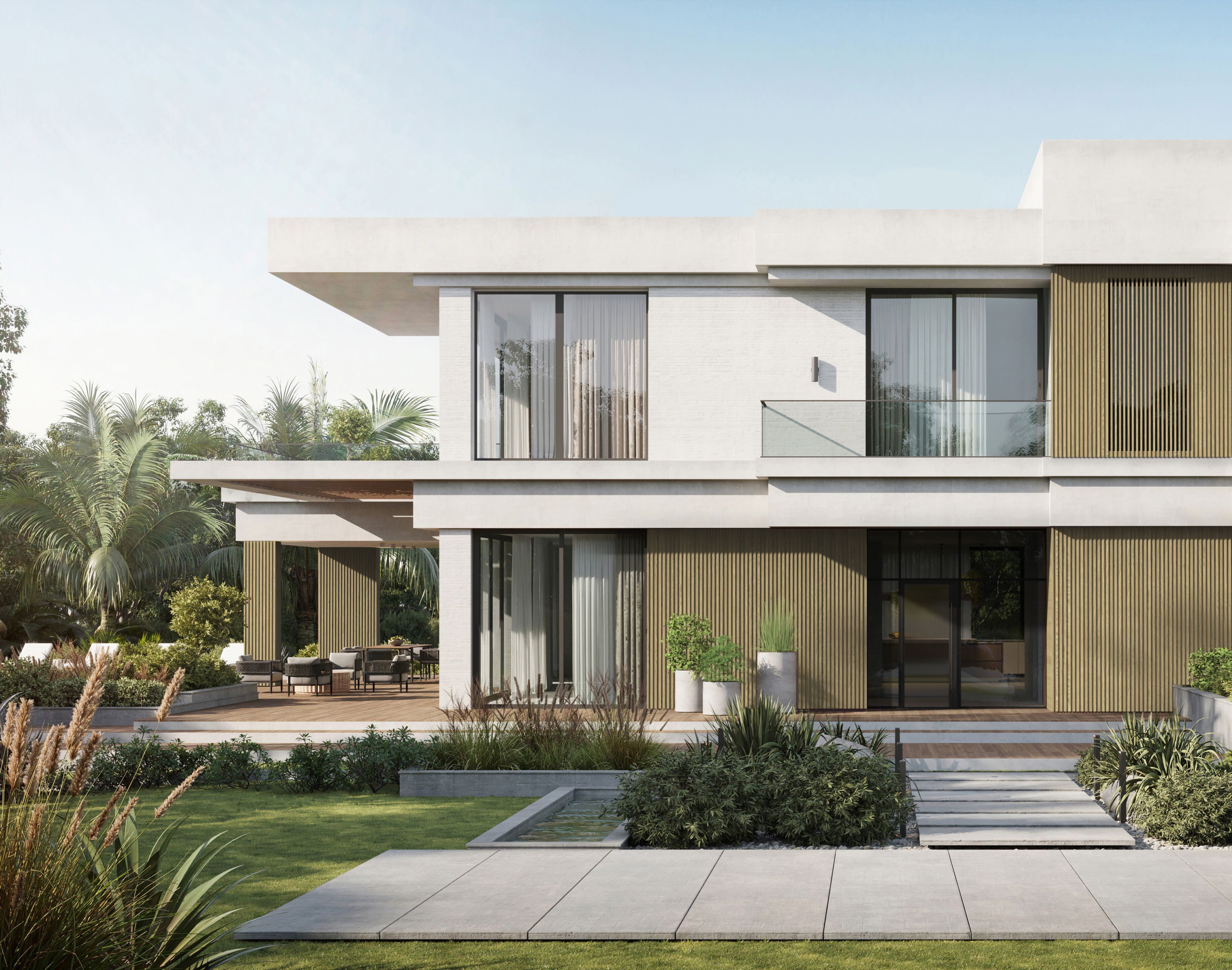 Алюминиевая облицовка фасадов с эффектом дерева RENSON Linarte ARCH-00096106 - Вид №6