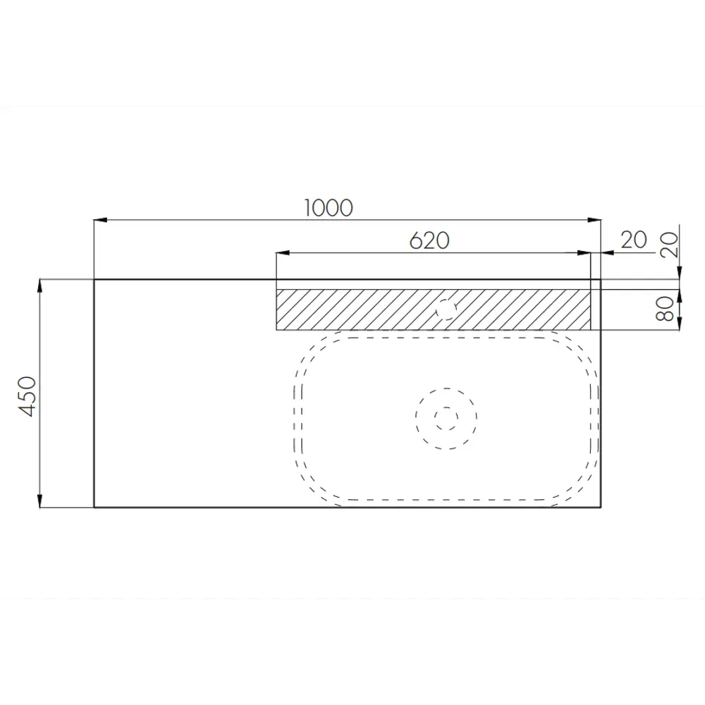 Тумба под раковину подвесная Aquaton «Мишель» 100 см цвет зелено-голубой АКВАТОН STLM-2075197 - Вид №7