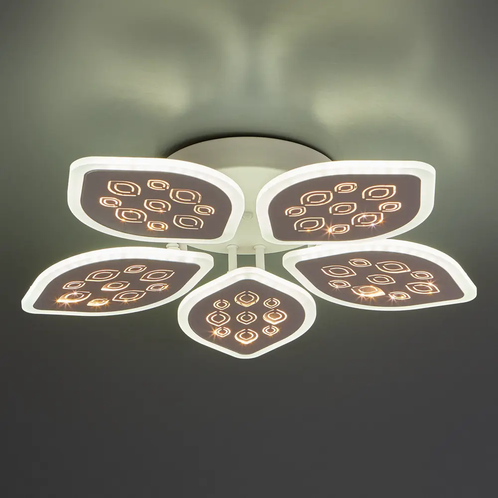 Люстра потолочная светодиодная Escada 10278/5 цвет белый STLM-2000892 - Вид №3