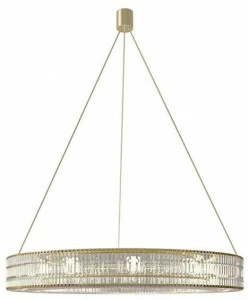 Carpanese Home Подвесной светильник прямого света с кристаллами Contemporary 7585 - 7586