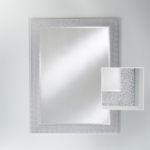 2812.262 Зеркало интерьерное Pinto Silver Rect. деревянная рама Deknudt Sales DM