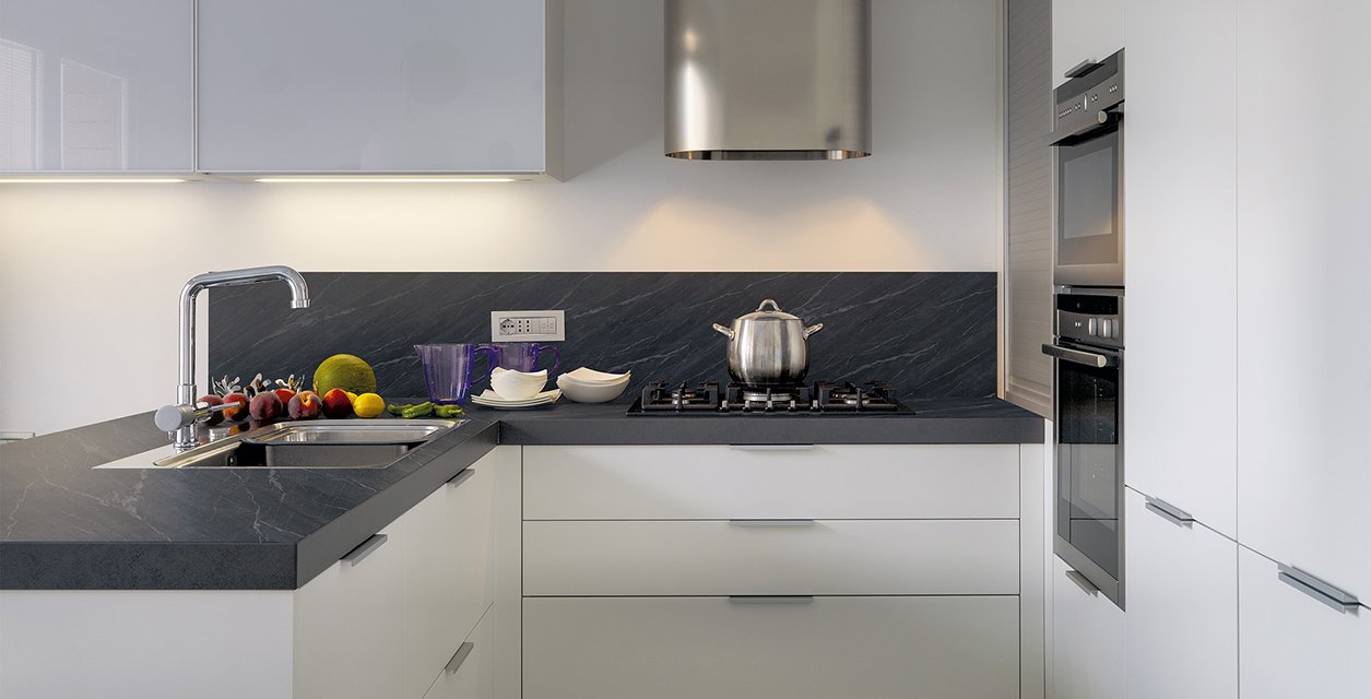 Столешницы для кухни - Картье скуро LIGRON LIST388 9042 - Вид №14