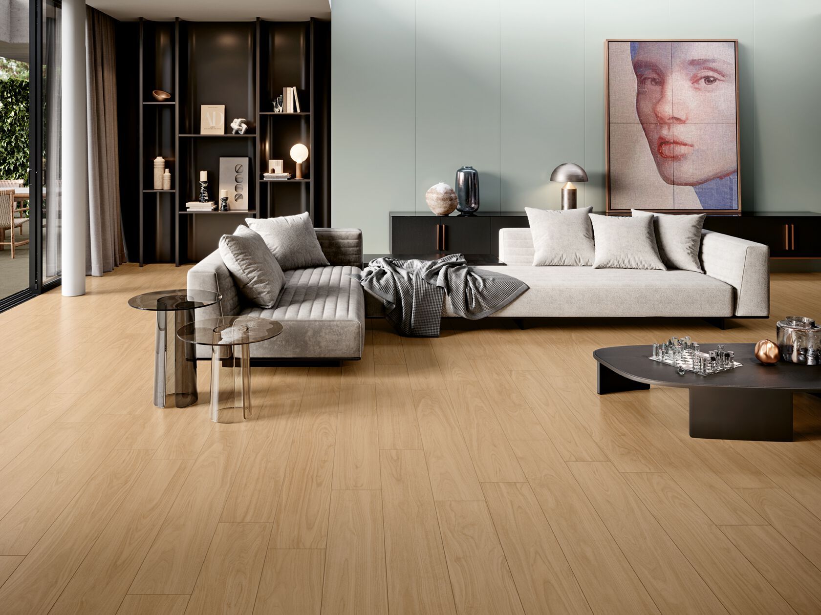 Пол / облицовка керамогранита под дерево MARGRES STAGE ARCH-00084596