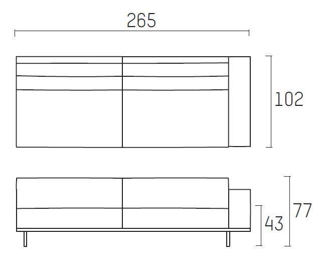 Секционный диван с огнестойкой обивкой Piet Boon DON living ARCH-00064056 - Вид №11