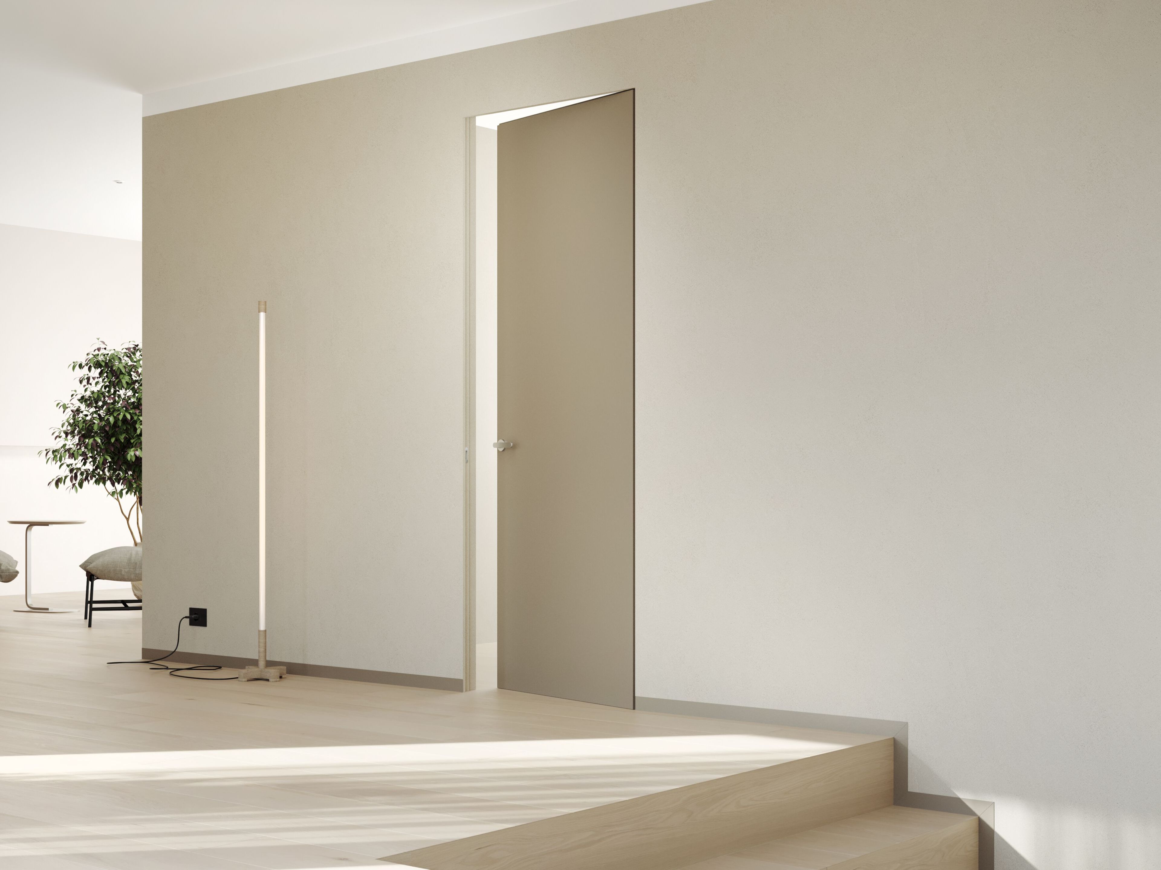 Заподлицо стены распашная дверь Ermetika ABSOLUTE SWING singolo ARCH-00145707