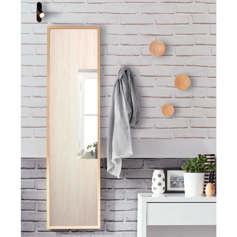 Зеркало декоративное Inspire Milo прямоугольное 30x120 см цвет дуб STLM-2098738 - Вид №10