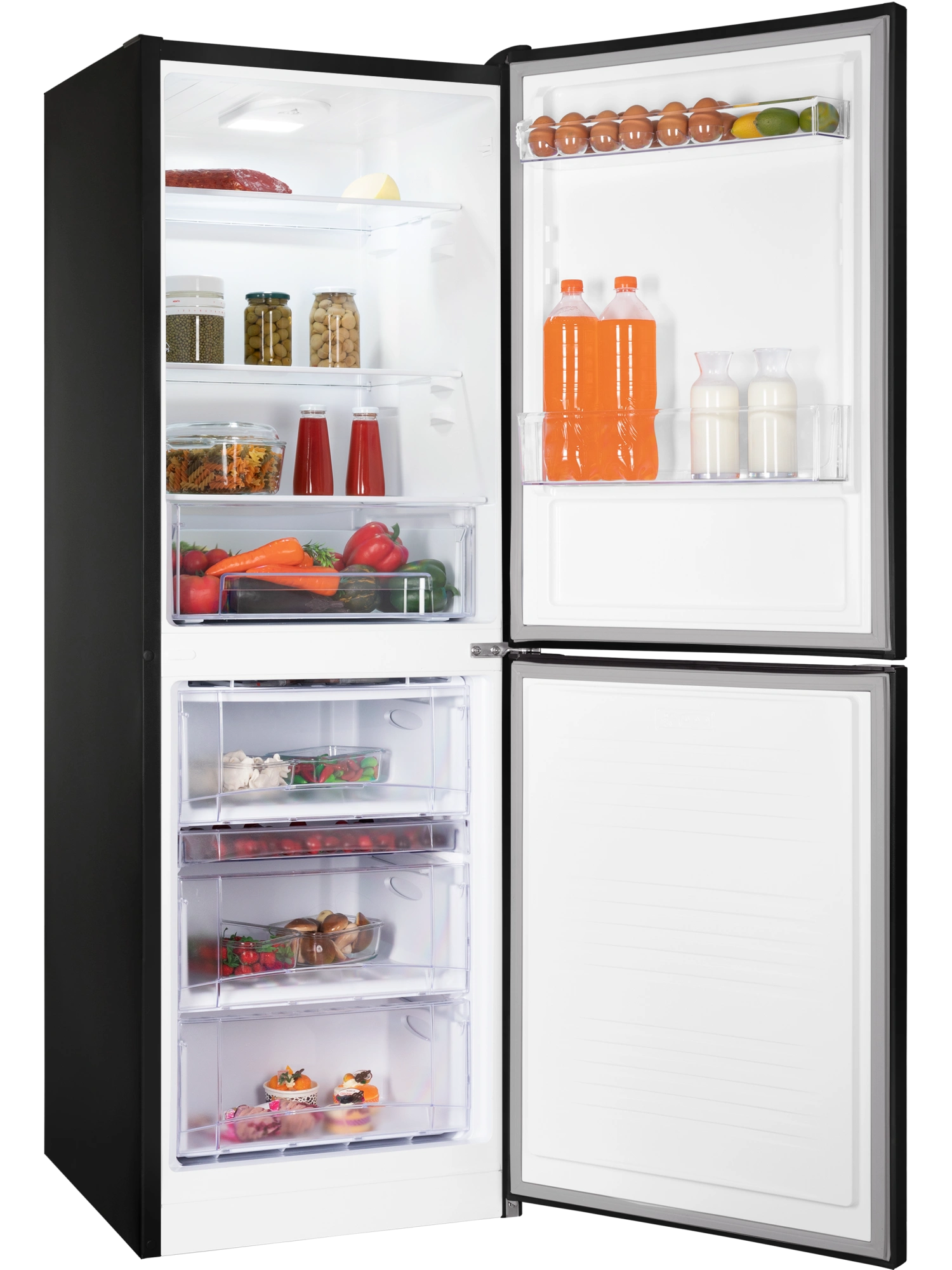 9220127 Холодильник с морозильником   Nordfrost NRB 151 B черный STDN-0006318 - Вид №1