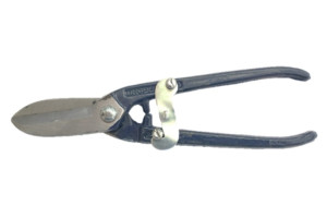 15917501 Проходные ножницы по металлу 8"(200мм) с фиксатором и пружиной 117-8 BAUM