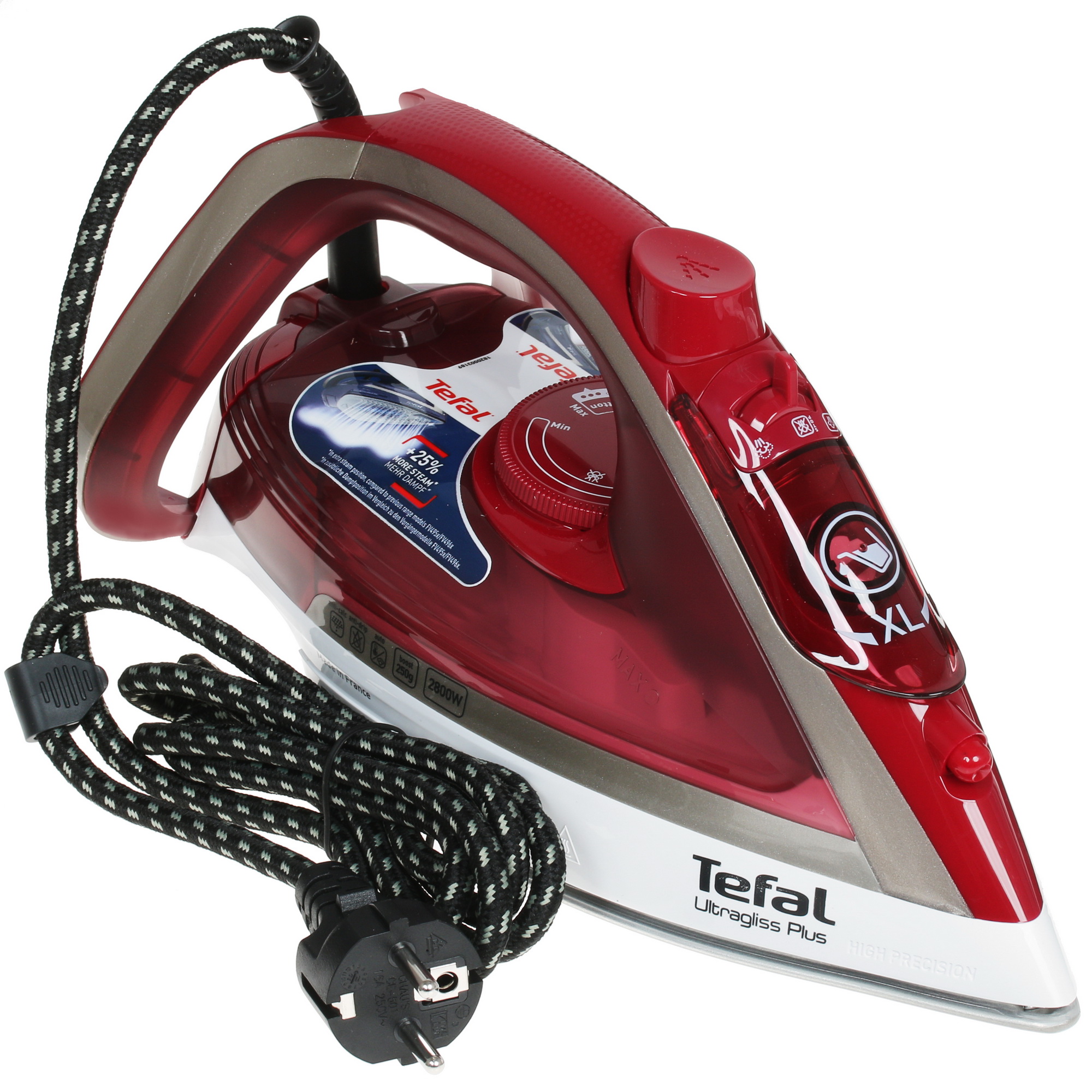 1695544 Утюг Tefal Ultragliss Plus FV6810E0 красный STDN-0134750 - Вид №5