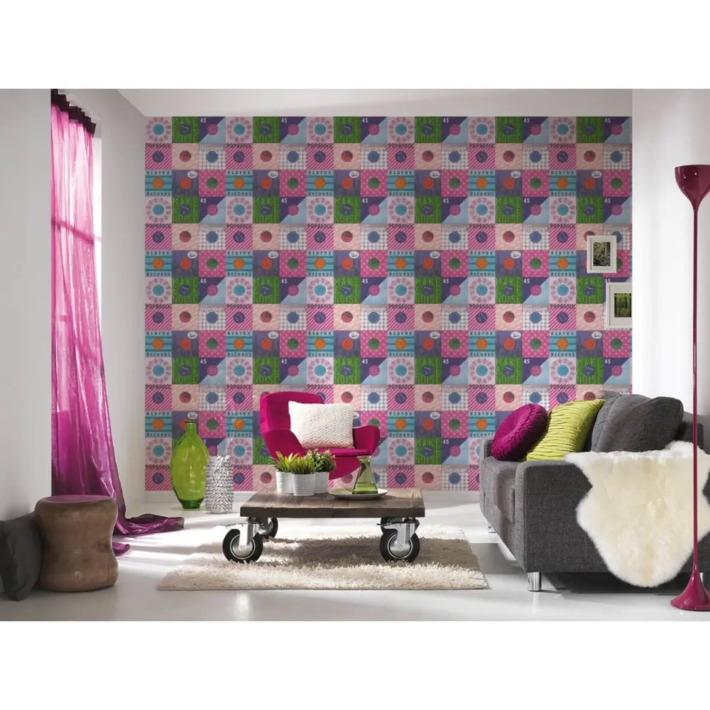 Обои бумажные для детской Пластинка 0.53х10 м АС 305961 A.S. Creation Boys + girls 5 STLM-2128224 - Вид №3