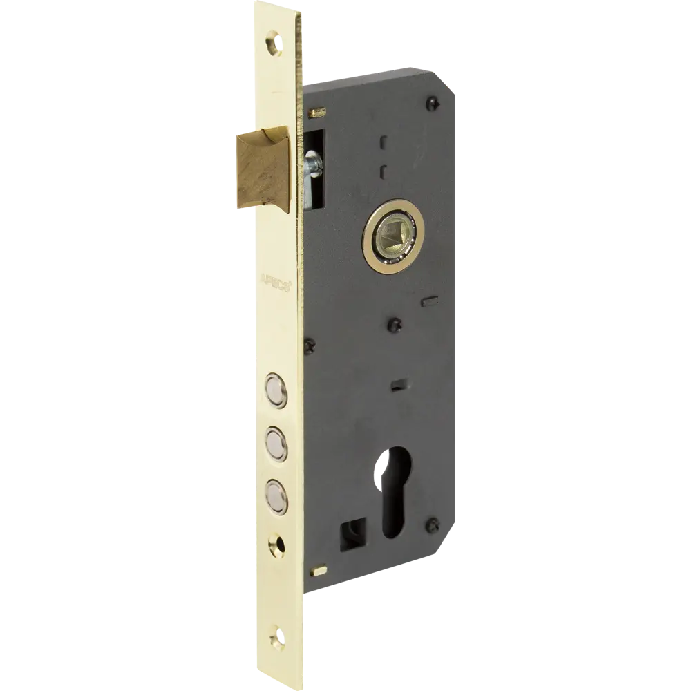 Врезной замок APECS 2600-G золотистый для входных дверей 82207317 STLM-0021992