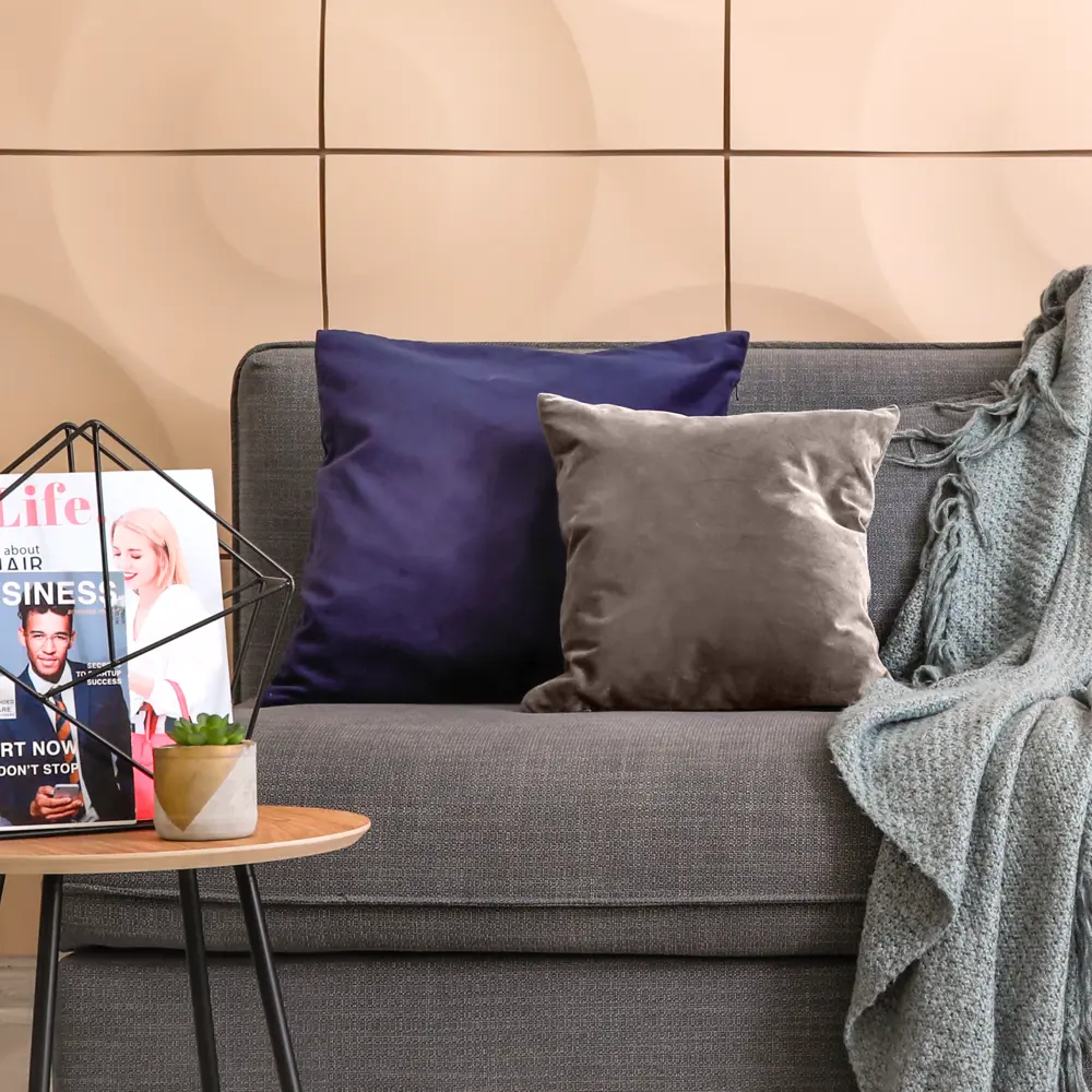 INSPIRE Manchester - декоративная подушка 40×40 см в серо-коричневых тонах 82609282 STLM-1455579 - Вид №3