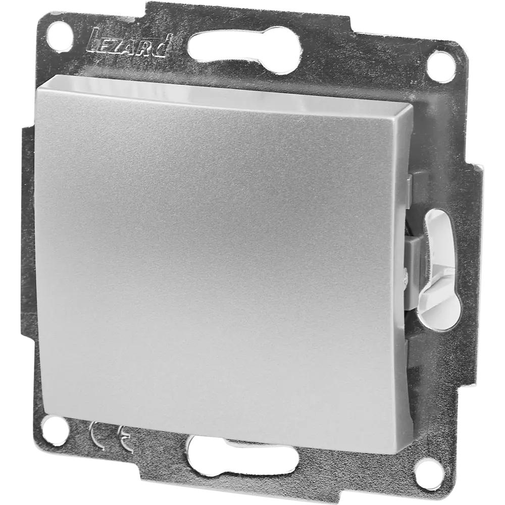 Выключатель Lezard Karina цвет матовый серый STLM-2138718