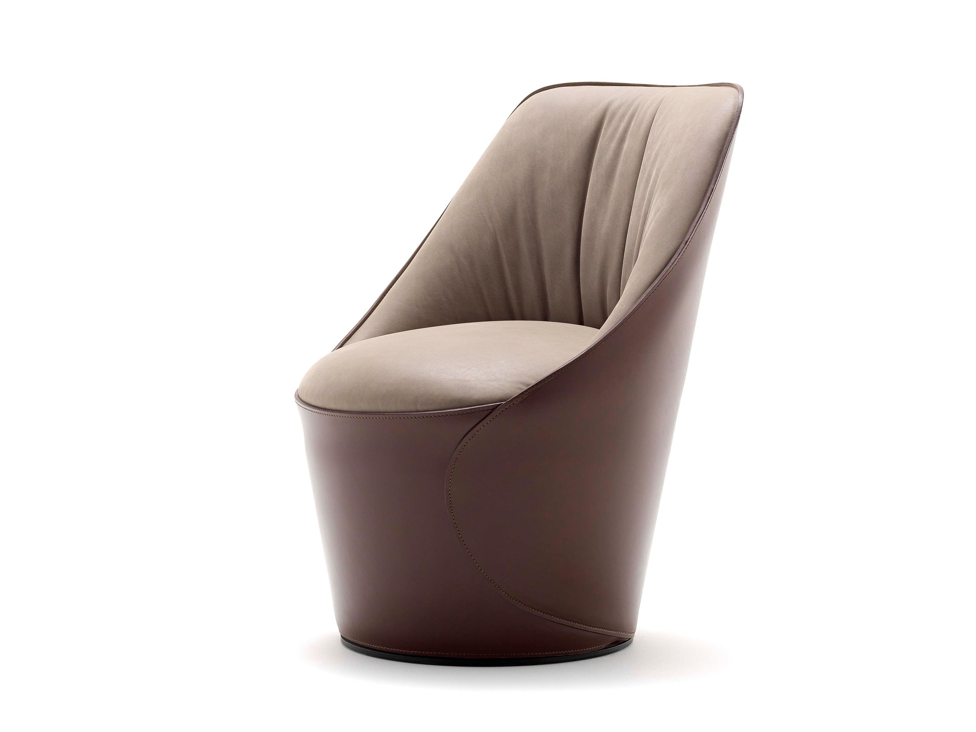 Кожаный поворотный стул Fasem Electa ARCH-00079586 - Вид №13