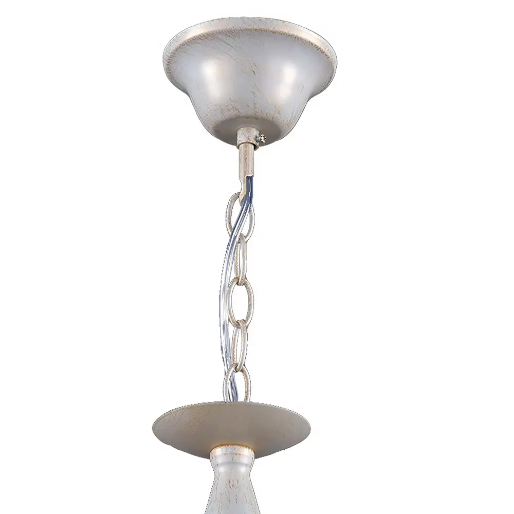 Люстра потолочная Богема 3 лампы 9 м² цвет белый РОССВЕТ STLM-2002506 - Вид №3