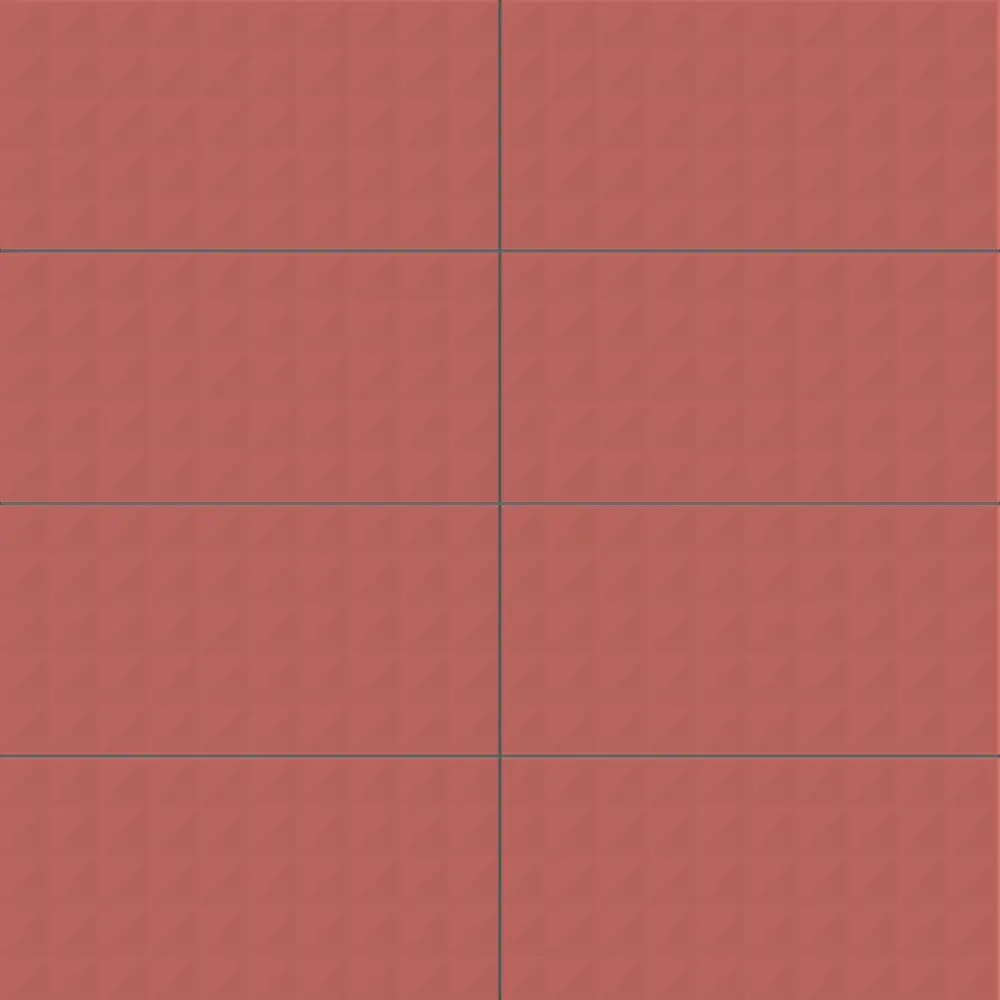 Плитка настенная рельефная Culto Asana Cotta H 20x40 см 1.2 м² цвет терракотовый STLM-2141674 - Вид №2