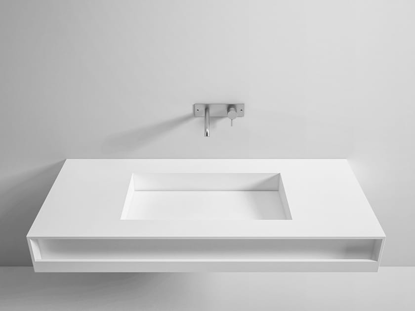 Подвесная раковина Corian® с держателем для полотенец Rexa уникальный ARCH-00074543