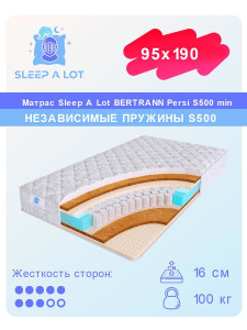 91149304 Матрас Bertrann Persi S500 min 95x190 см независимый пружинный блок STLM-0501198 SLEEP A LOT