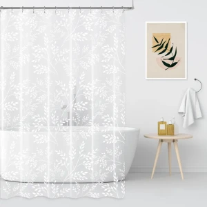 Штора для ванной Swensa Aura 180x180 см PEVA цвет белый