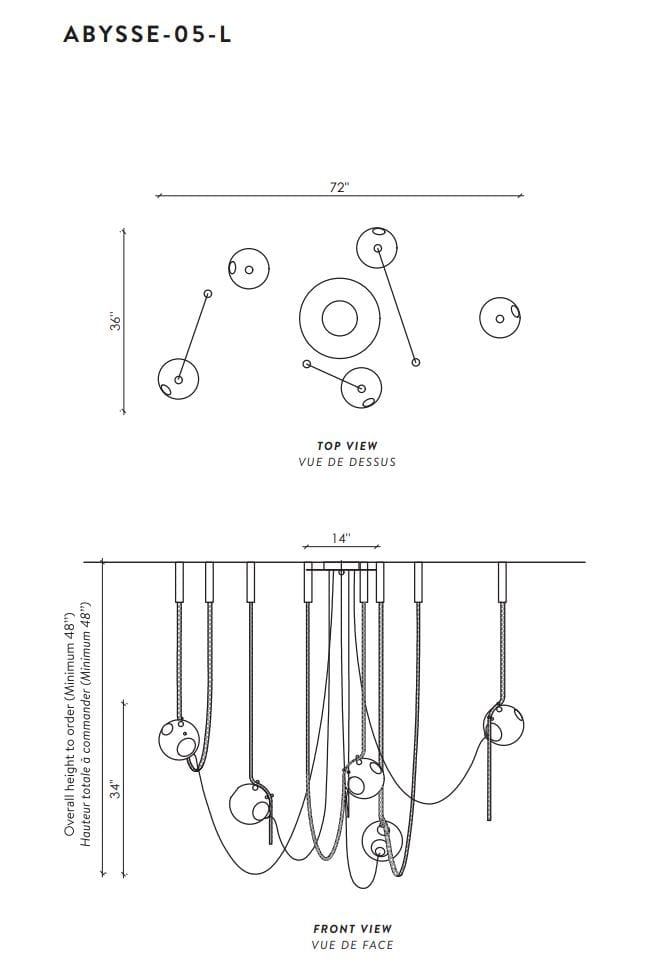 Светодиодный подвесной светильник Larose Guyon Abysse ARCH-00094953 - Вид №16