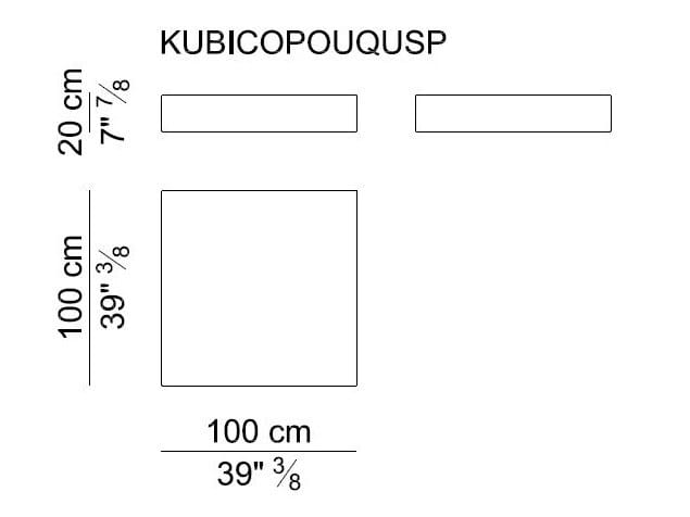 Круглый пуф i 4 Mariani Kubico ARCH-00100356 - Вид №4