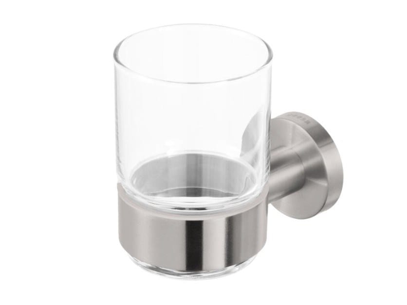 Настенный держатель зубной щетки из нержавеющей стали и стекла Geesa Nemox ARCH-00130093