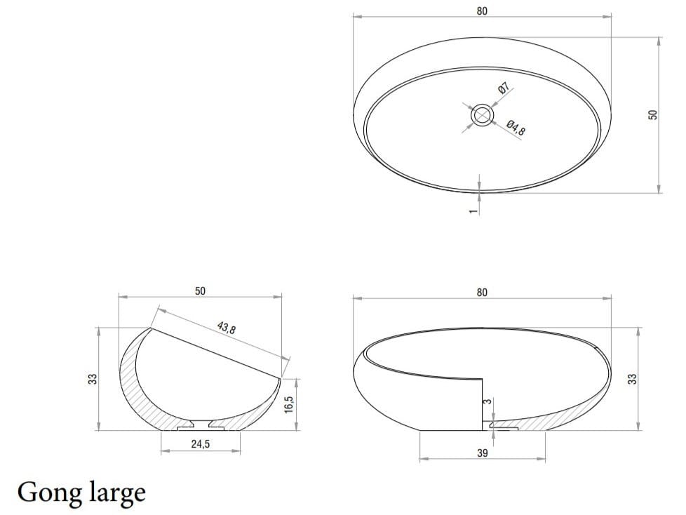 Мраморная столешница Kreoo GONG ARCH-00087884 - Вид №3