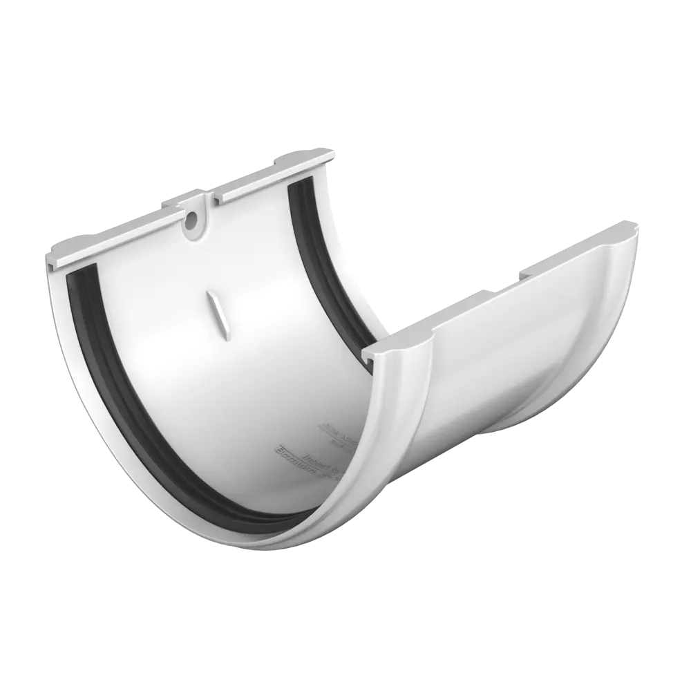 Соединитель желоба с уплотнителем цвет белый ТЕХНОНИКОЛЬ STLM-2170734