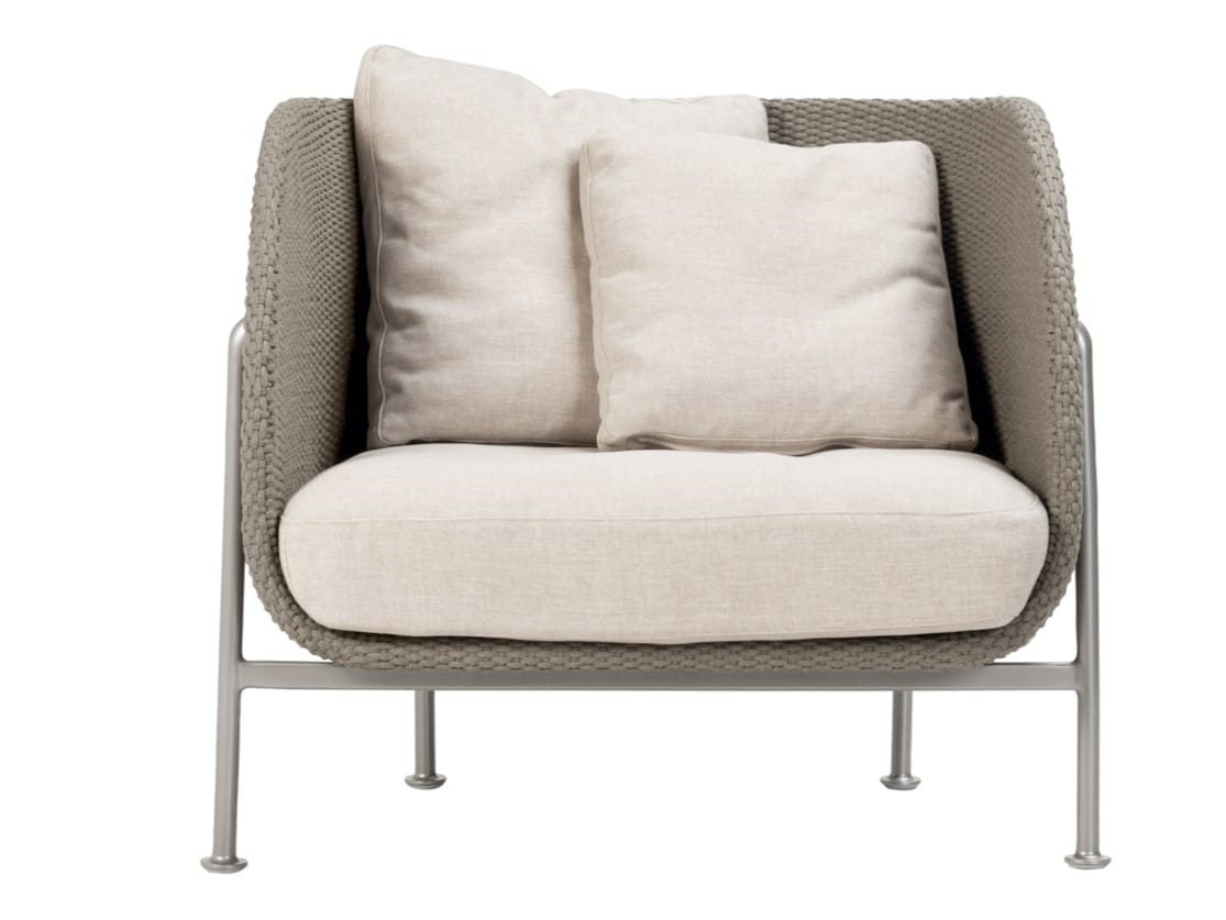 Веревочное клубное кресло с подлокотниками JANUS et Cie ARCH-00117837 - Вид №1