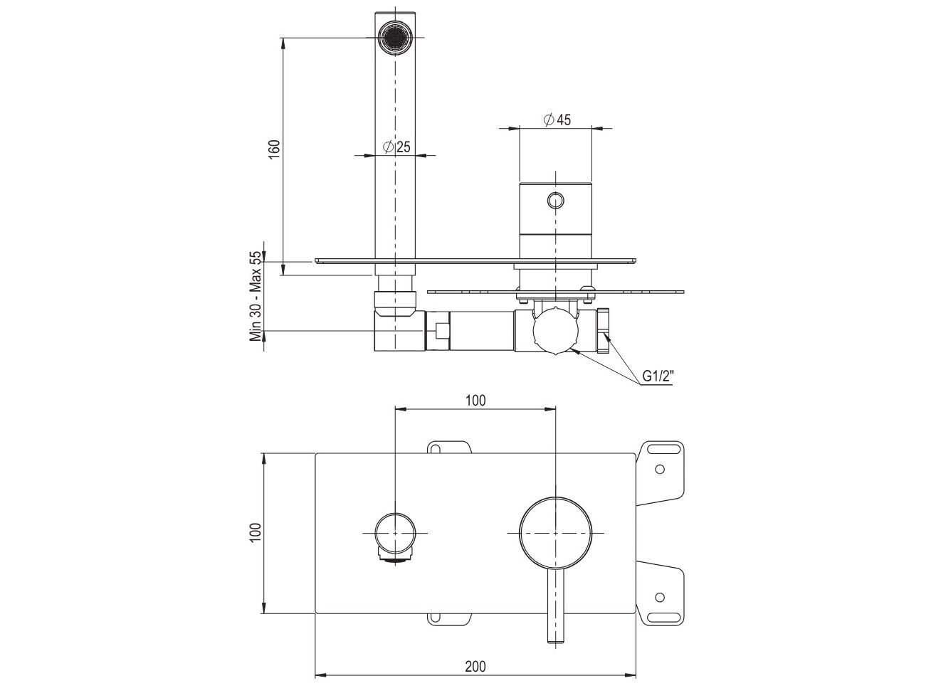 Смеситель для раковины из нержавеющей стали Super Inox DMB ARCH-00035680 - Вид №2