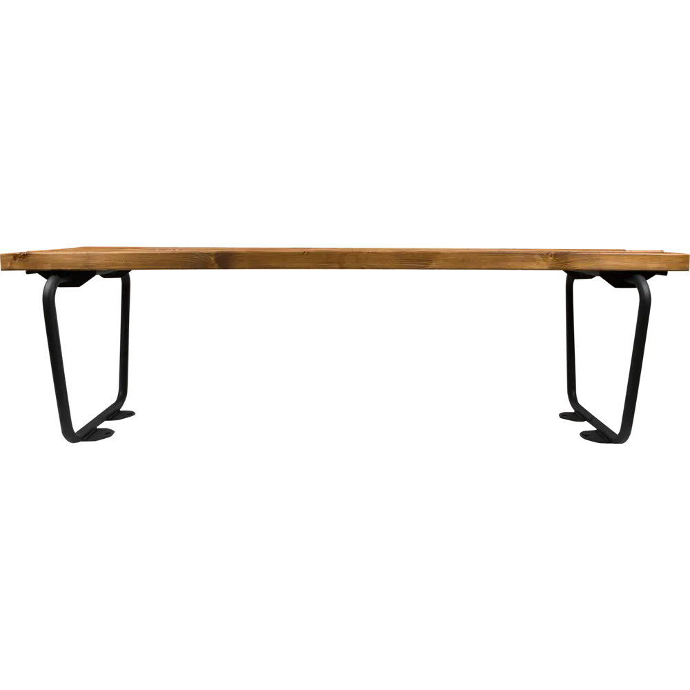 Скамья садовая City Life 150х37х45 см металл/дерево коричневая Santreyd STLM-2182554 - Вид №1