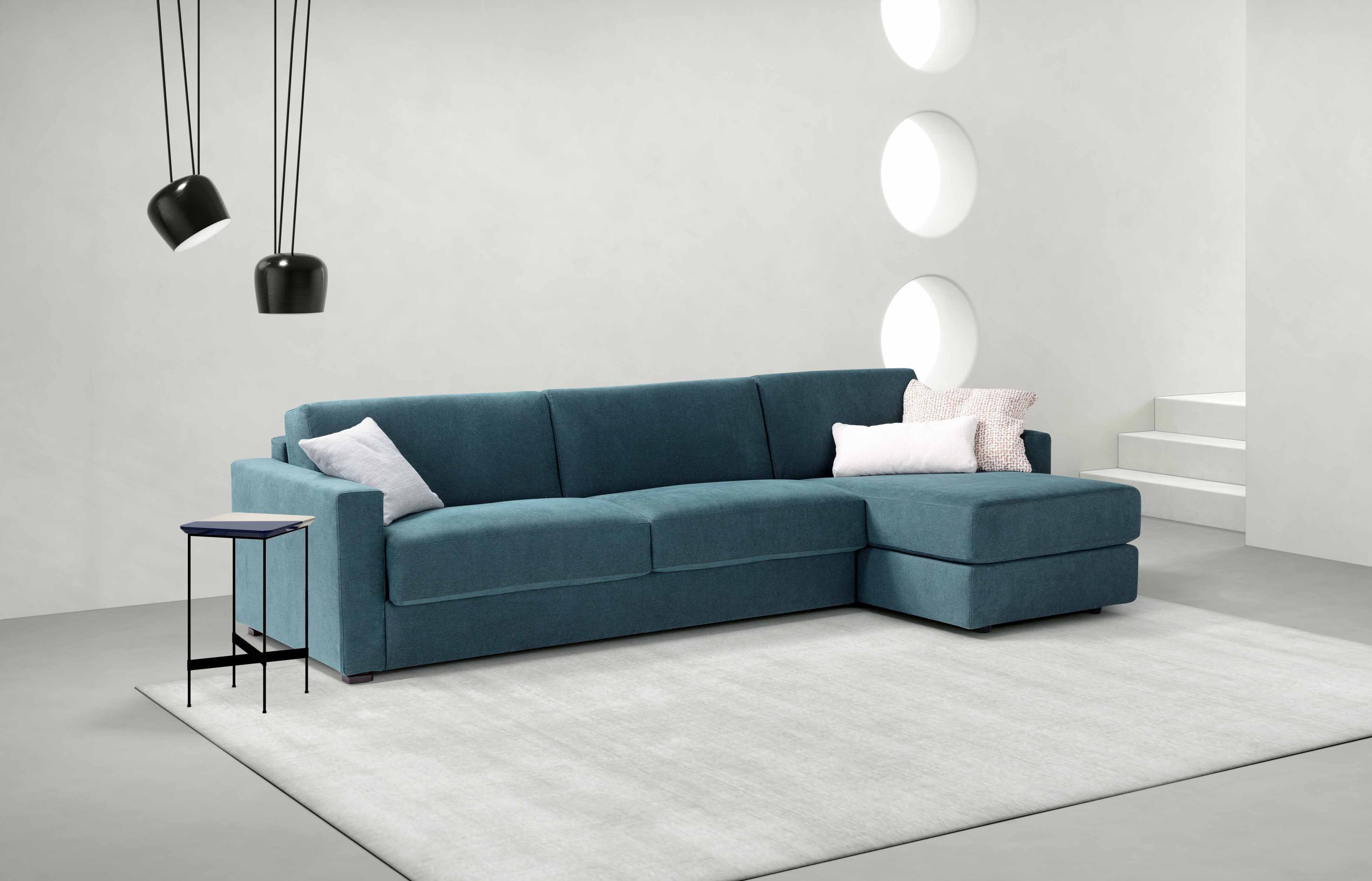 Тканевый раскладной диван-кровать с полуостровом Dienne Salotti Views II ARCH-00056938 - Вид №4