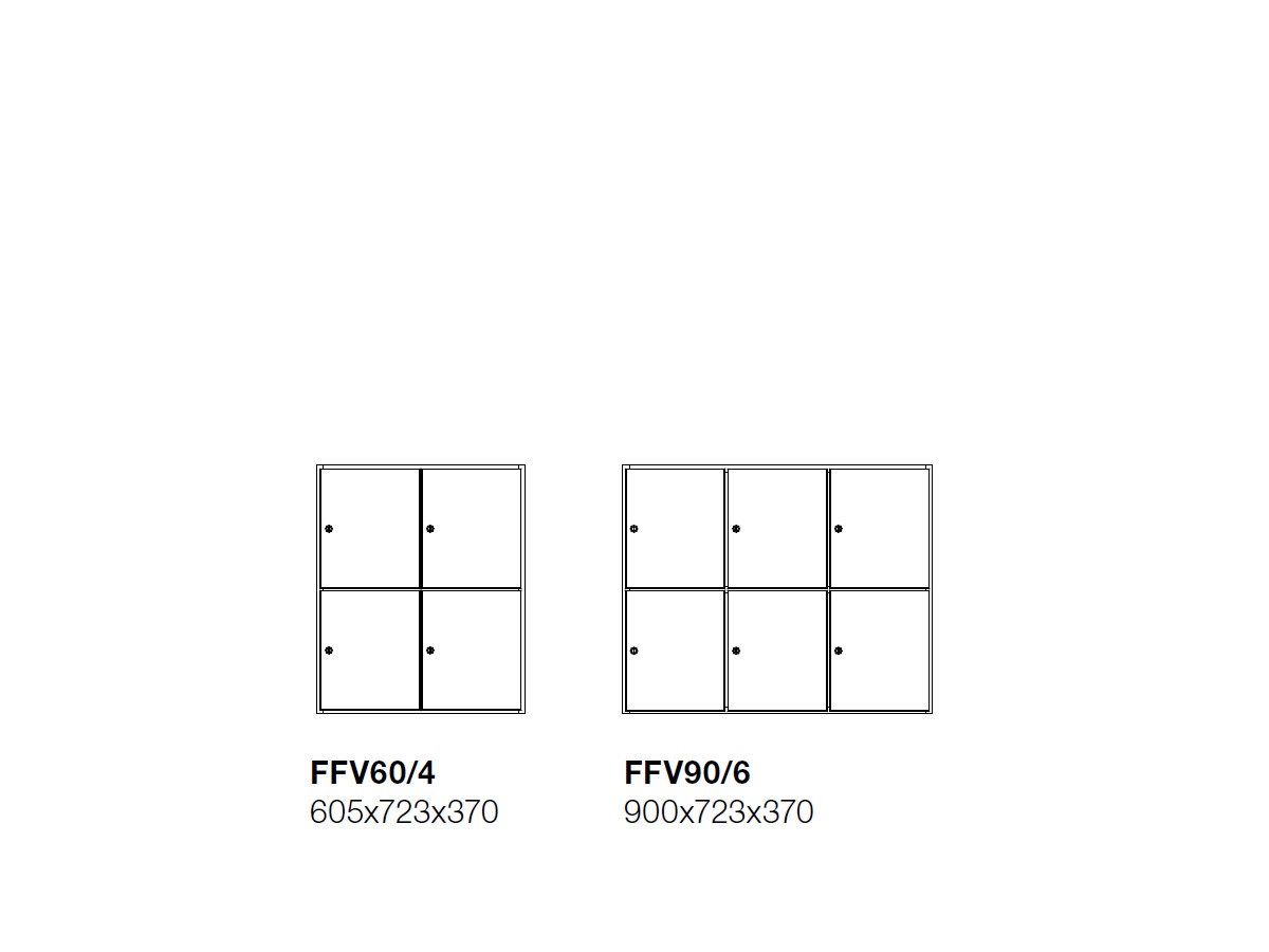 Ламинированный офисный шкаф с замком TreCe CombiLine ARCH-00131051 - Вид №2