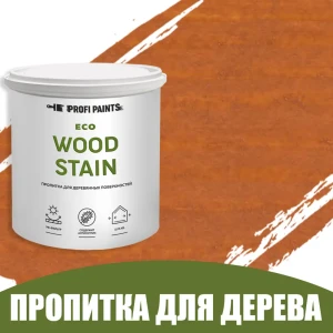 91307217 Пропитка для дерева с воском для наружных работ Profipaints Eco Wood Stain 0.9л Мед STLM-1347306