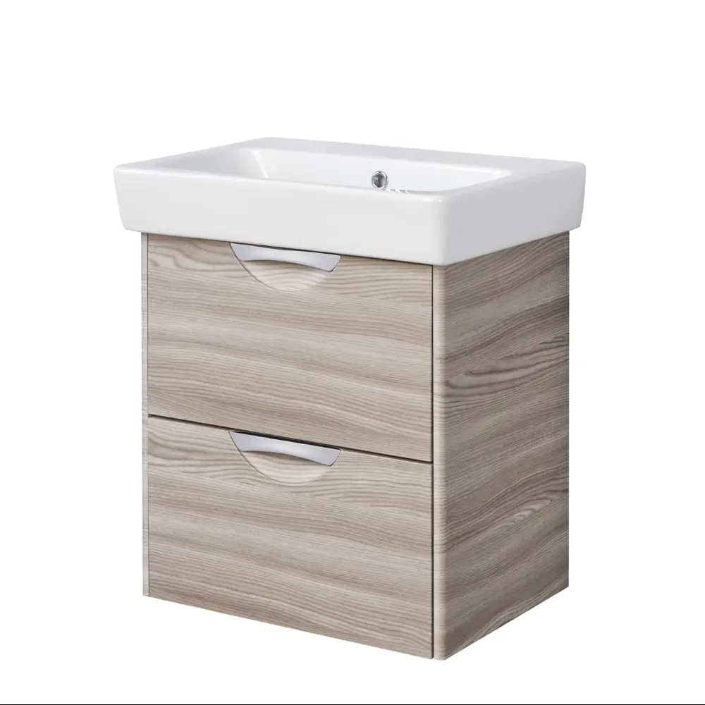 Тумба-умывальник Aquaton Сильва 60 см, дуб фьорд STLM-2179538