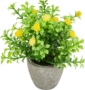 84832659 Искусственное растение оксалис 9x9 см желтый ПВХ STLM-0055805 Santreyd