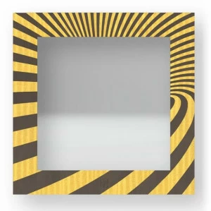 LIGNIS® Квадратное настенное зеркало в раме Dolcevita abstract 12.003