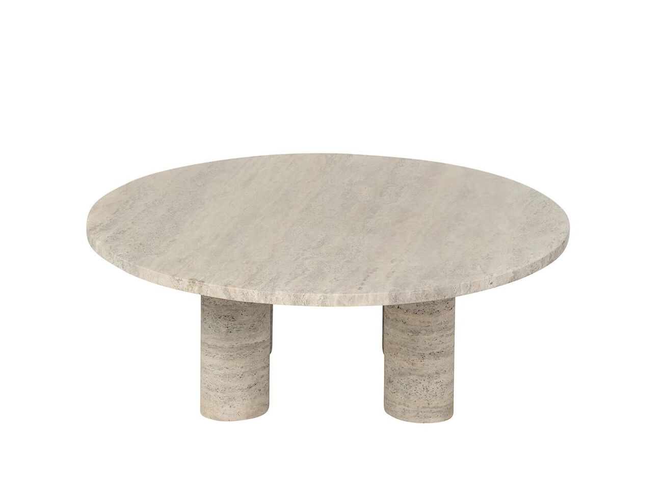 Травертин круглый журнальный столик blomus волос ARCH-00095528 - Вид №3