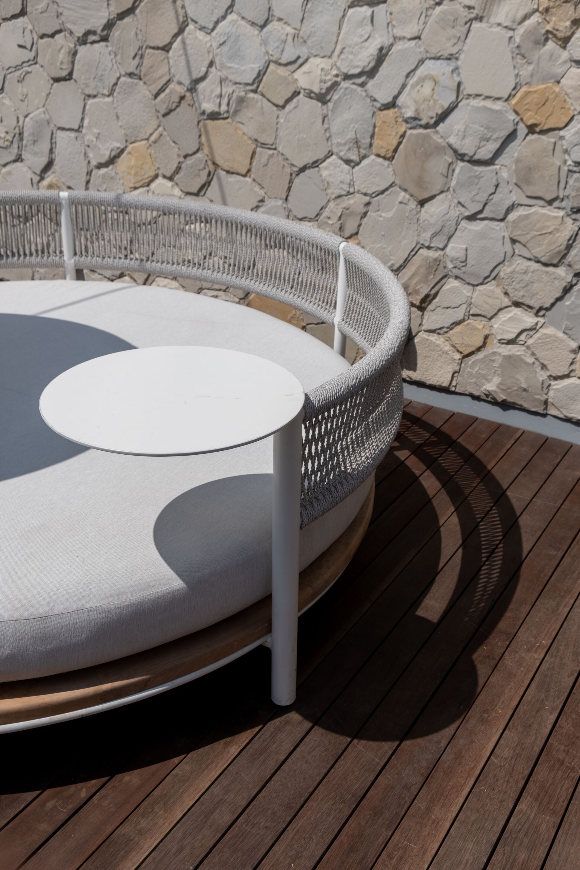 Ткань круглая Садовая кровать с солнцезащитным козырьком cbdesign круглый ARCH-00084466 - Вид №4