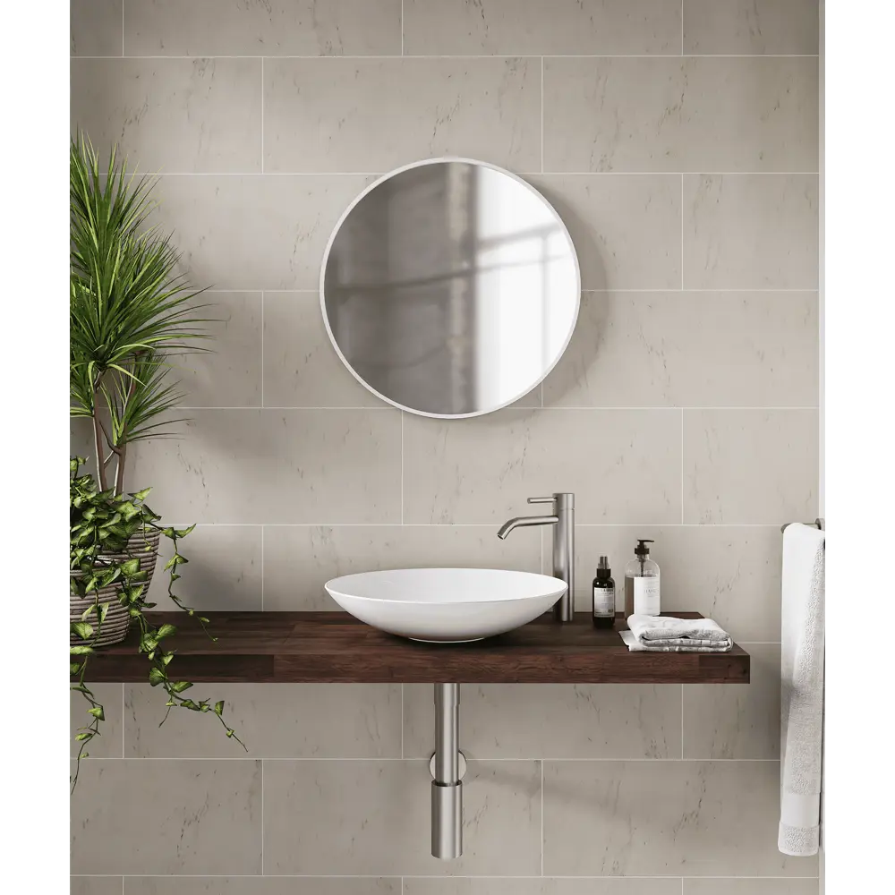 Панель ПВХ KREAFORTA Каррара серый 1200x250x10 мм 1.2 м² (4 шт.) STLM-2038514 - Вид №5