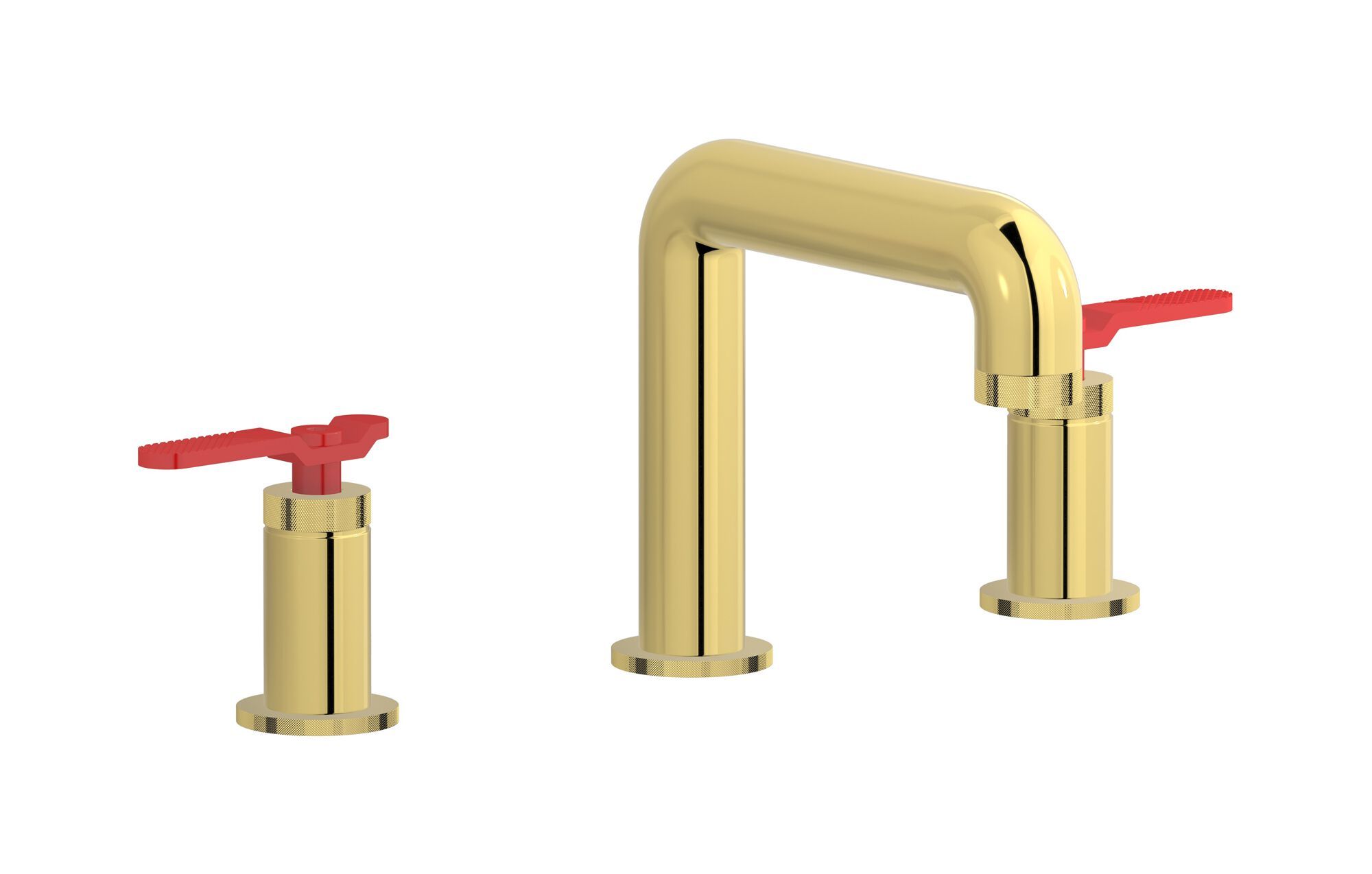 Смеситель для раковины с 3 отверстиями для пола с автоматическим сливом IB Bold ARCH-00132143 - Вид №11