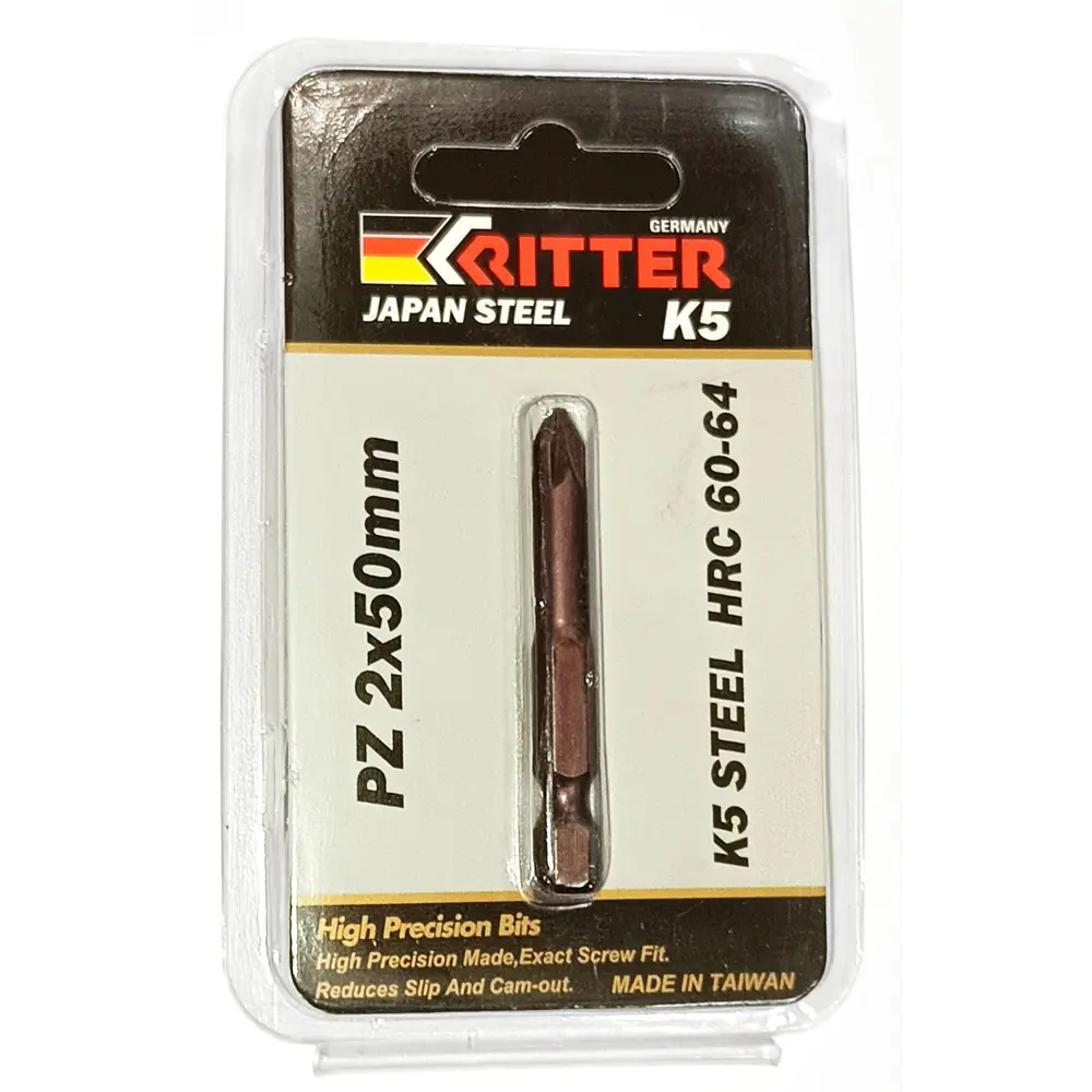 Бита магнитная Ritter Japansteel PS20162050 PZ2x50 мм, 10 шт STLM-2091880 - Вид №2