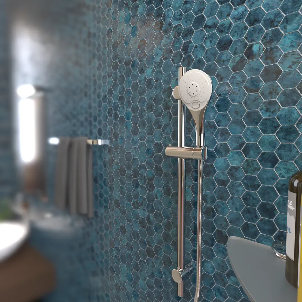 Душевой комплект Paini Bergamo 3 режима цвет хром STLM-2065545 - Вид №6