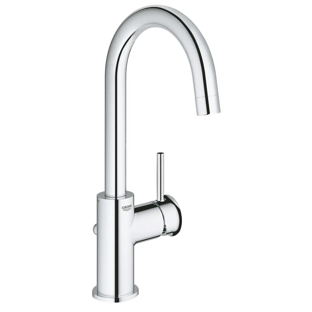 Смеситель для раковины Grohe Start Classic однорычажный с высоким изливом цвет хром Bau Classic STLM-2192580