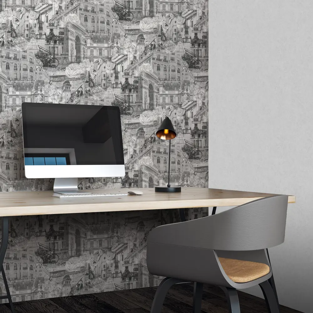 Обои флизелиновые Антураж Montmartre белые 1.06 м 168380-10 STLM-2123669 - Вид №3