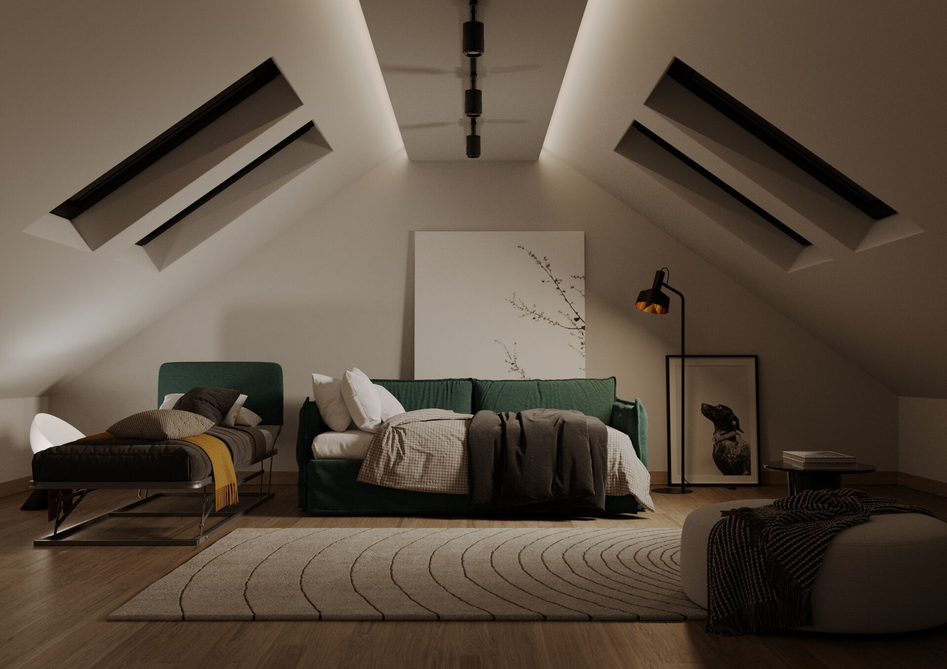 Съемный диван-кровать из ткани Milano Bedding Clarke ARCH-00064591 - Вид №2